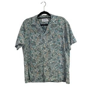 Vintage 90s Rai Nani Multi Color Mixed Floral Print‎ Buttons Up Shirt Size XL